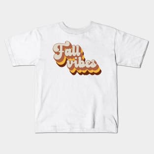 Fall Vibes Kids T-Shirt